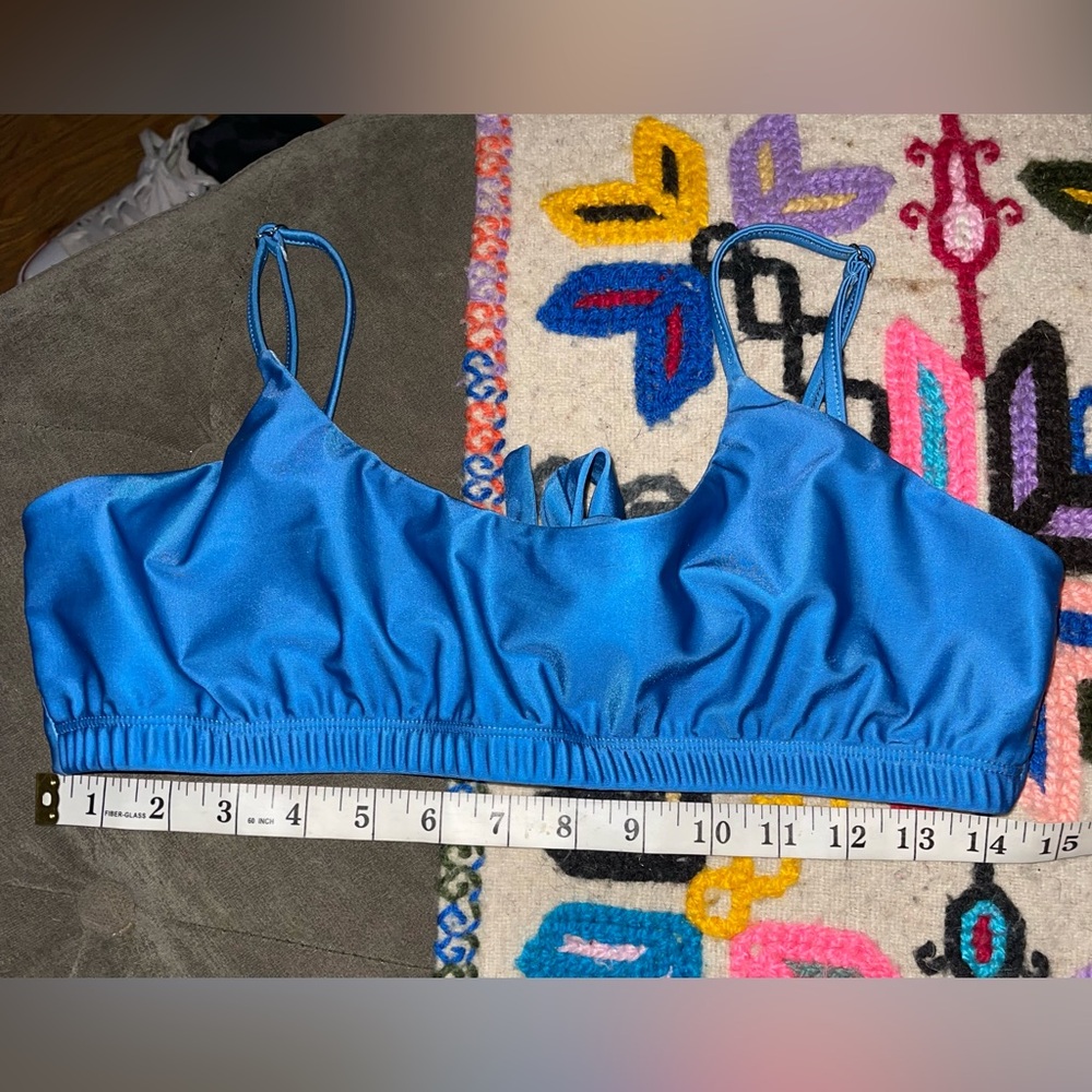 Vibrant Blue Bikini Top - Picture 6 of 6